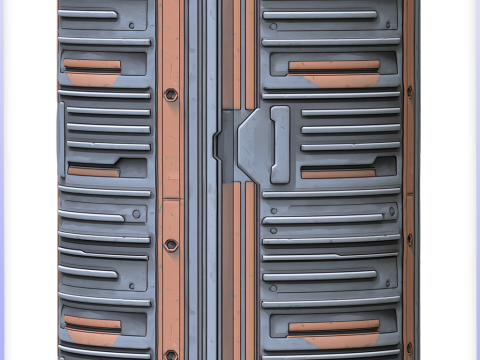SciFi Seamless Texture CG テクスチャ