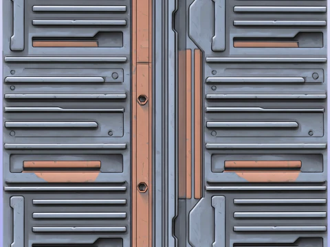 SciFi Seamless Texture CG Textures