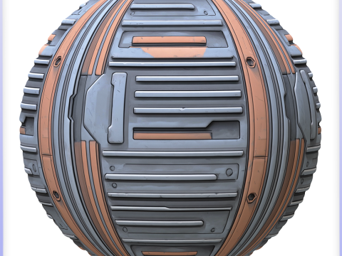 SciFi Seamless Texture CG テクスチャ