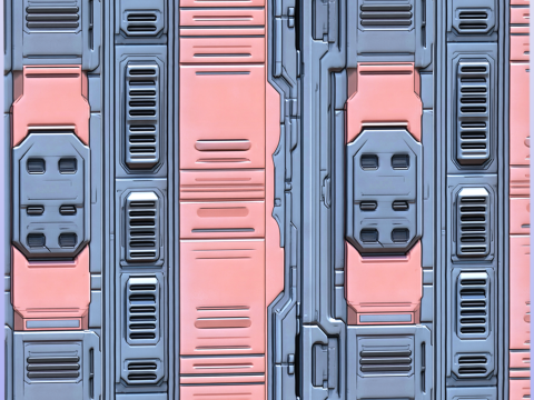 SciFi Seamless Texture CG テクスチャ