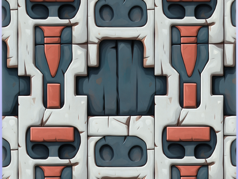 SciFi Seamless Texture CG Textures