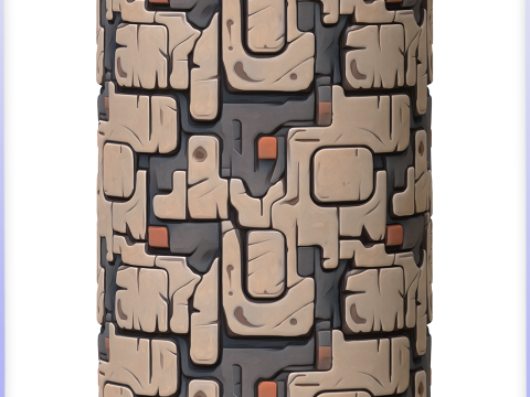 SciFi Seamless Texture CG Textures