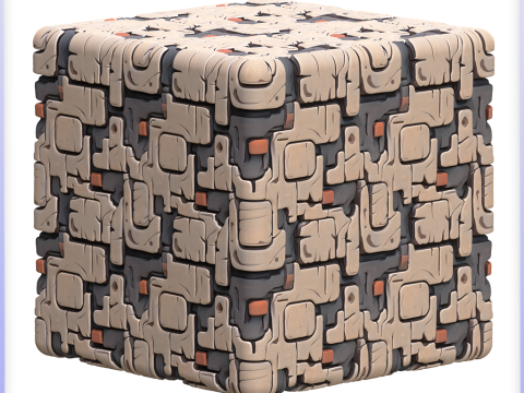 SciFi Seamless Texture CG Textures