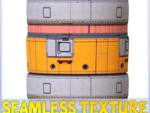 SciFi Seamless Texture CG 纹理
