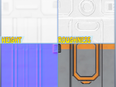 SciFi Seamless Texture Texturas CG