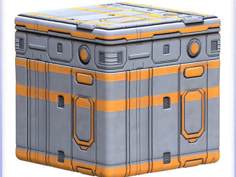 SciFi Seamless Texture CG Textures
