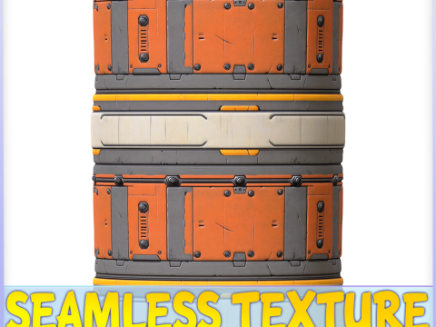 SciFi Seamless Texture CG テクスチャ