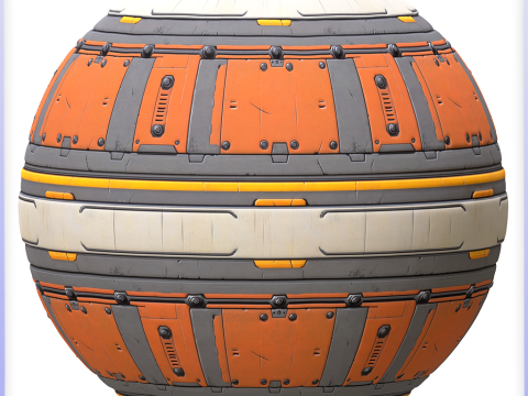 SciFi Seamless Texture CG テクスチャ