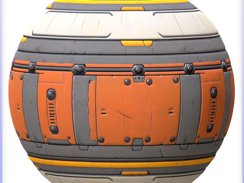 SciFi Seamless Texture CG テクスチャ
