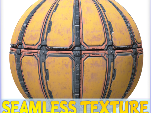 SciFi Seamless Texture CG テクスチャ