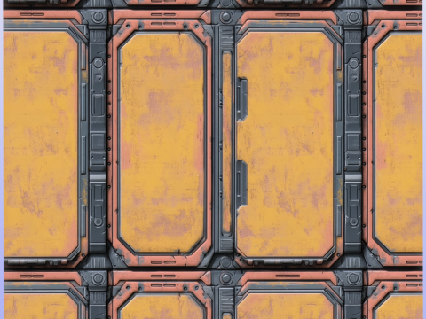 SciFi Seamless Texture CG Texturen