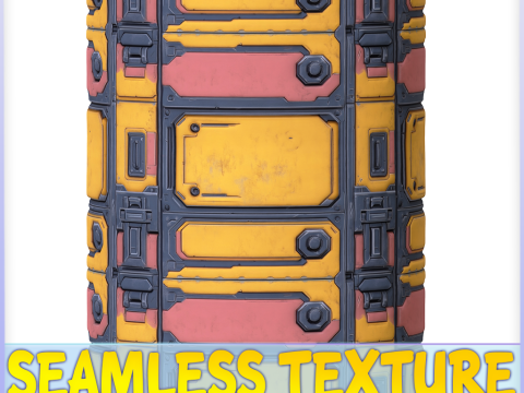 SciFi Seamless Texture CG Textures