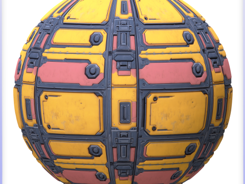 SciFi Seamless Texture Tekstur CG