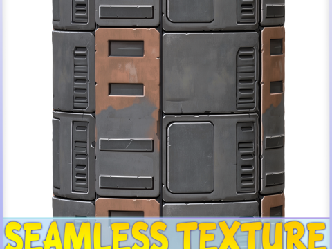 SciFi Seamless Texture Tekstur CG