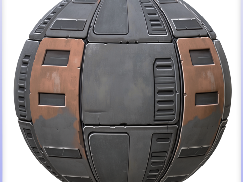 SciFi Seamless Texture CG Textures