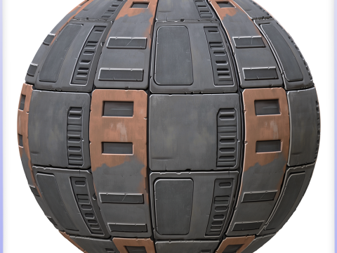 SciFi Seamless Texture CG Textures
