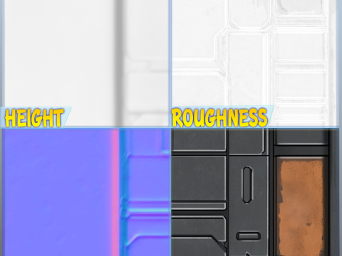 SciFi Seamless Texture Texturas CG
