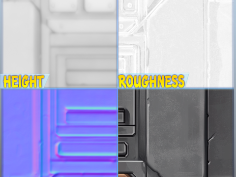 SciFi Seamless Texture Texturas CG