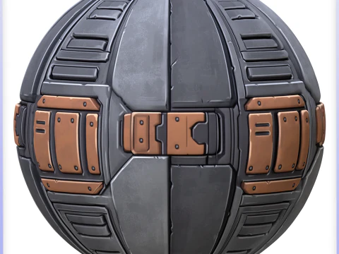 Научно-фантастическая бесшовная текстура CG Текстуры