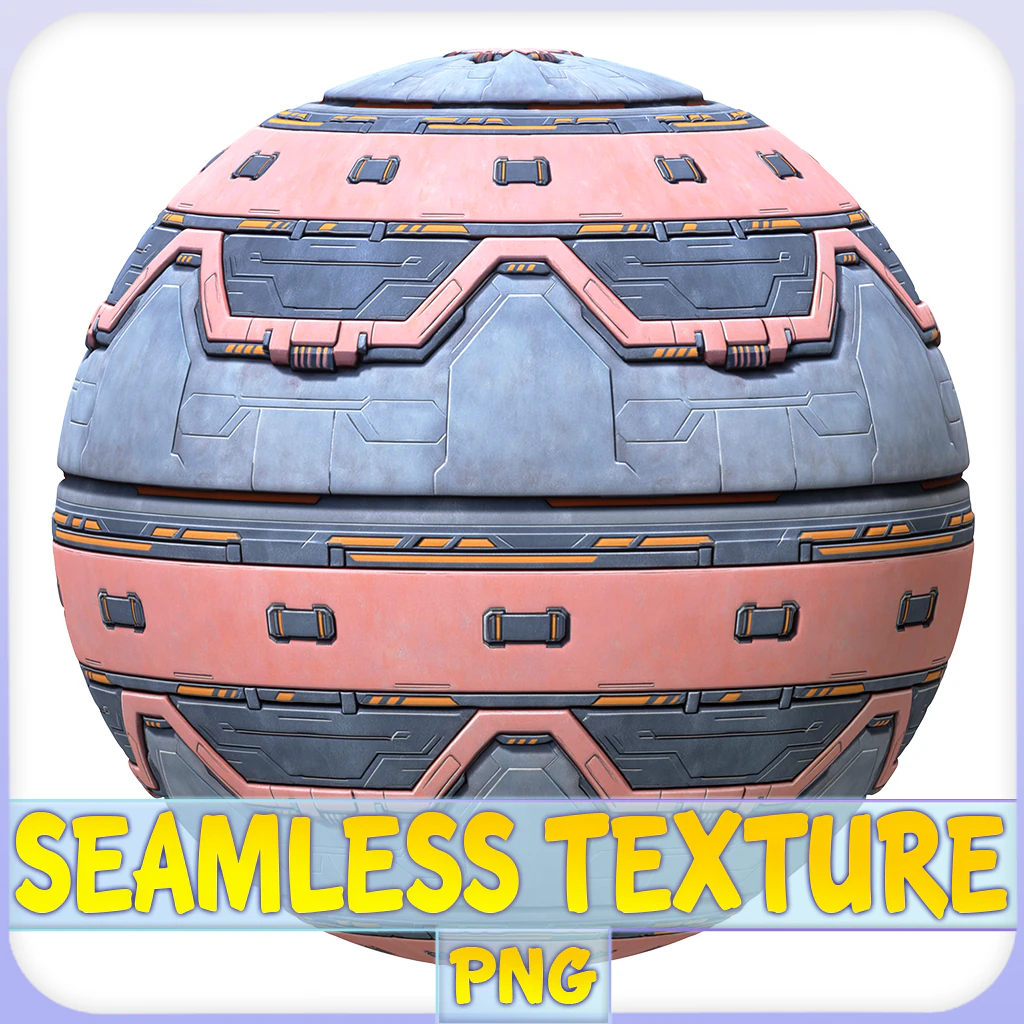 SciFi Seamless Texture CG Textures .c4d .max .obj .3ds .fbx .stl .blend 