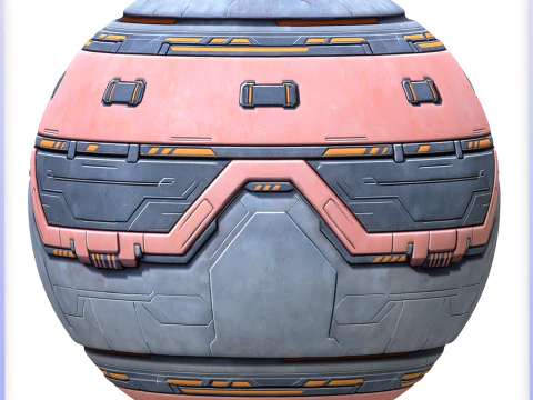 SciFi Seamless Texture CG Textures
