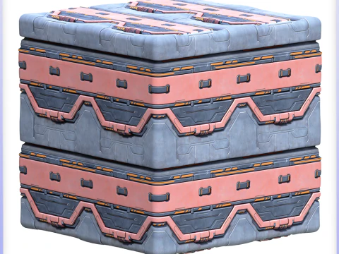 SciFi Seamless Texture CG Textures