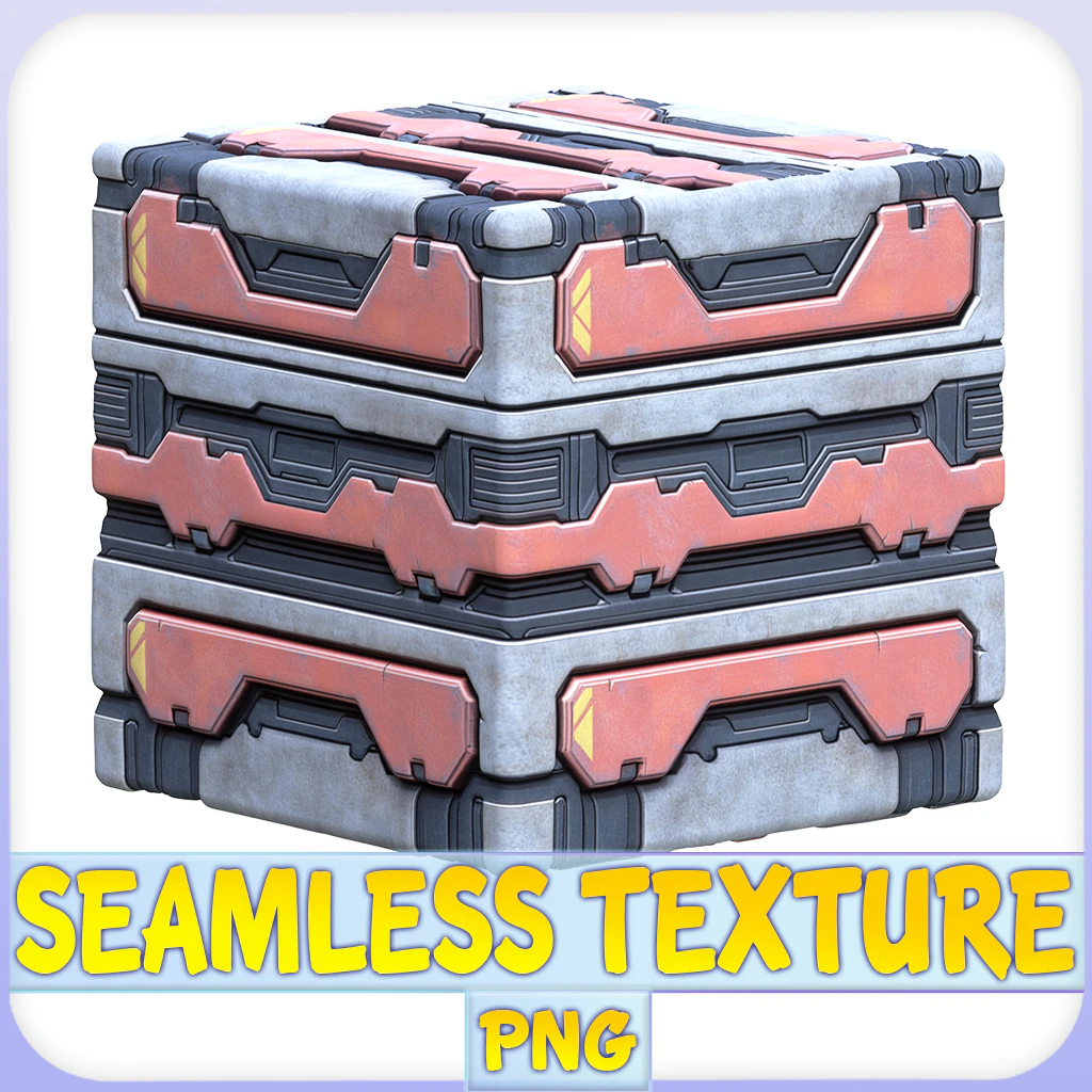 SciFi Seamless Texture CG Textures .c4d .max .obj .3ds .fbx .stl .blend