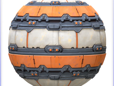 SciFi Seamless Texture CG Textures