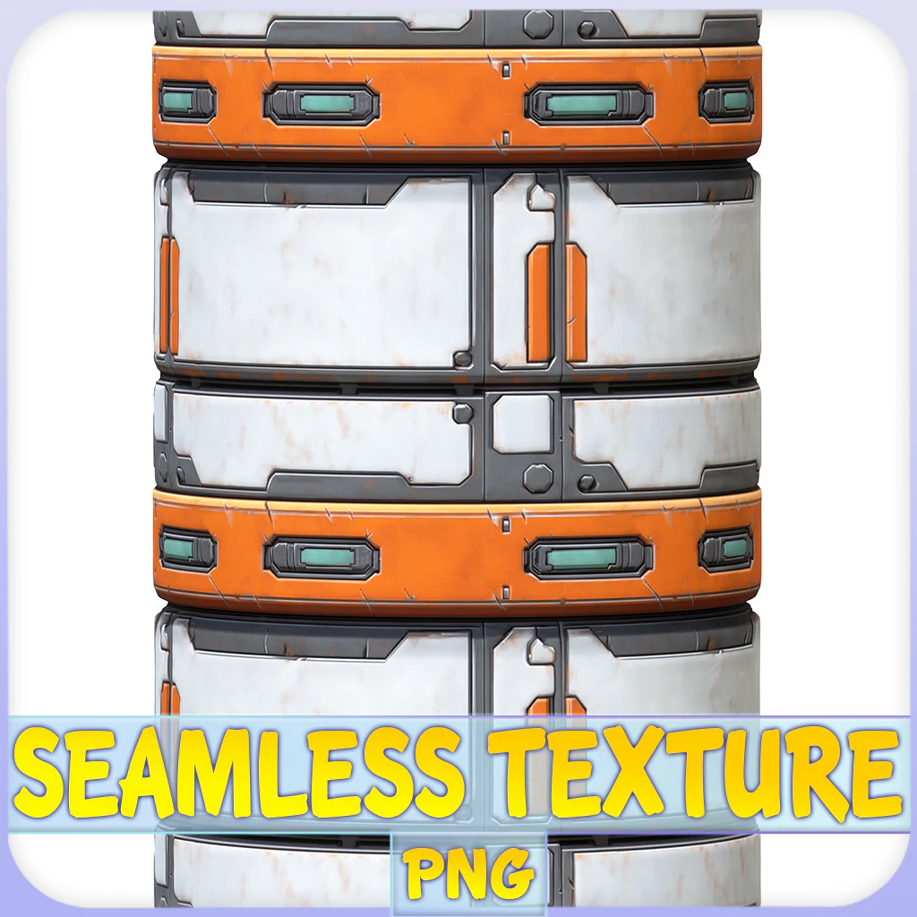 SciFi Seamless Texture CG Textures .c4d .max .obj .3ds .fbx .stl .blend 