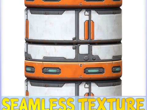 SciFi Seamless Texture CG Textures