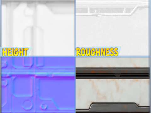 SciFi Seamless Texture Texturas CG