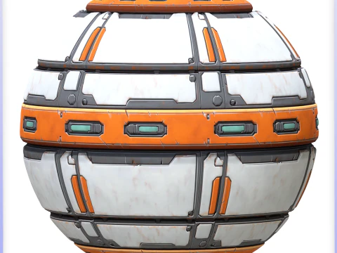 SciFi Seamless Texture CG Textures