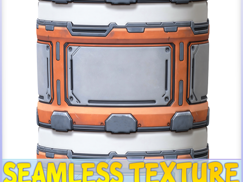 SciFi Seamless Texture CG Tekstury