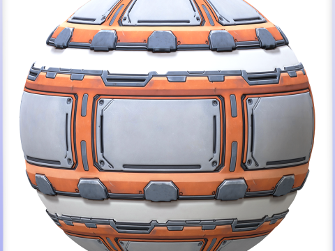 SciFi Seamless Texture Tekstur CG
