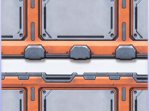 SciFi Seamless Texture Tekstur CG
