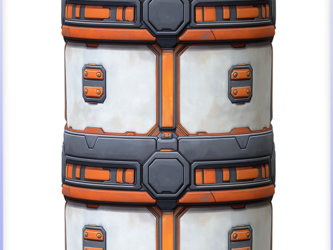 SciFi Seamless Texture CG Textures