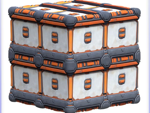 SciFi Seamless Texture CG Textures