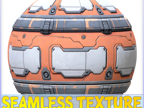 SciFi Seamless Texture CG Tekstury