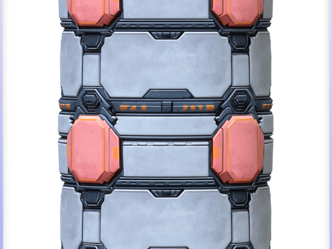 SciFi Seamless Texture Tekstur CG