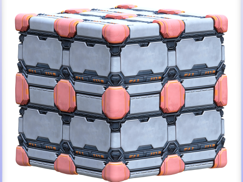 SciFi Seamless Texture Tekstur CG