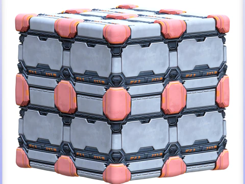SciFi Seamless Texture CG Textures