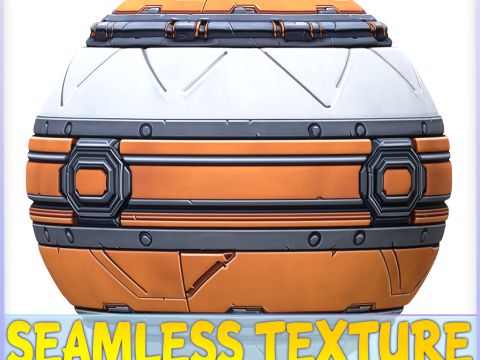SciFi Seamless Texture CG Tekstury
