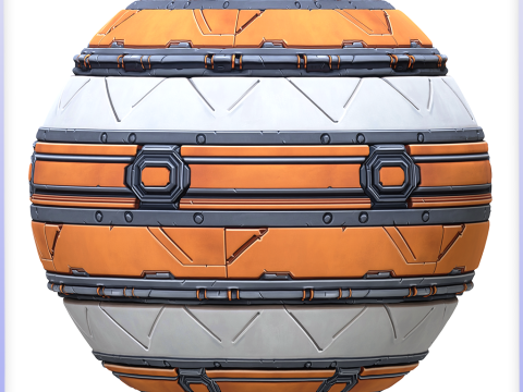 SciFi Seamless Texture CG Tekstury