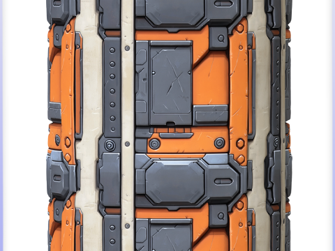 SciFi Seamless Texture CG Textures