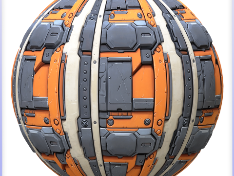 SciFi Seamless Texture CG Textures