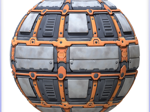 SciFi Seamless Texture CG Texturen