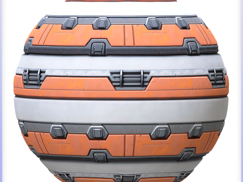 SciFi Seamless Texture CG Textures