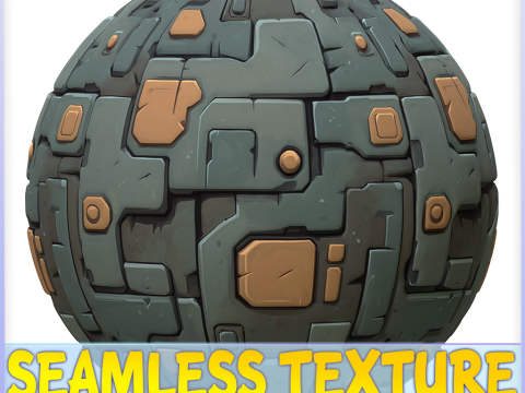 SciFi Seamless Texture CG テクスチャ