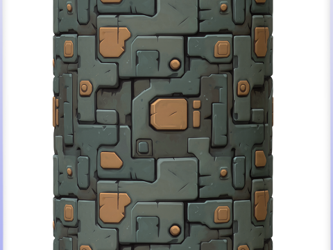 SciFi Seamless Texture CG テクスチャ