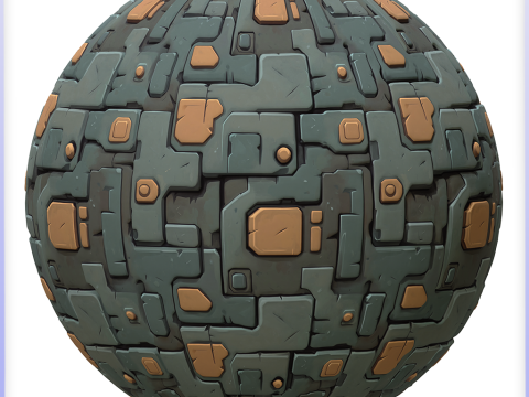 SciFi Seamless Texture CG テクスチャ
